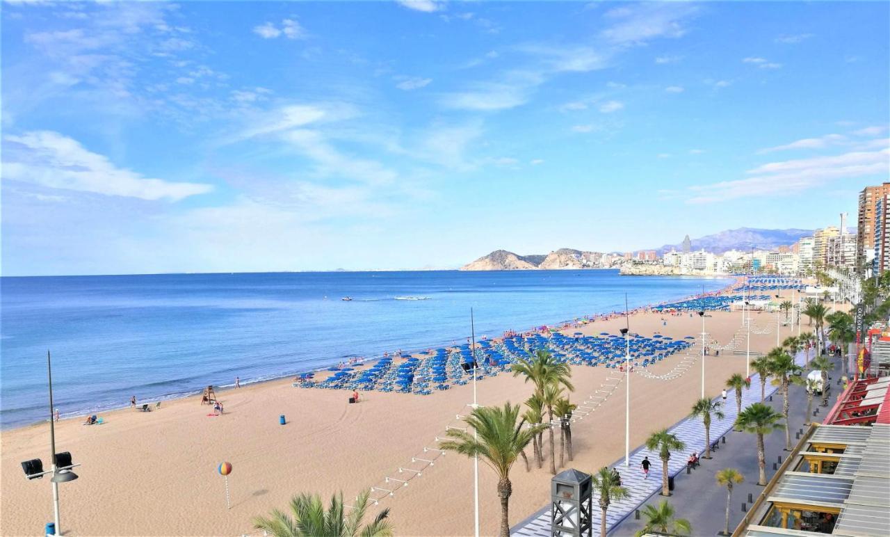 Primera Linea De Playa Frente Al Mar Benidorm Eksteriør billede