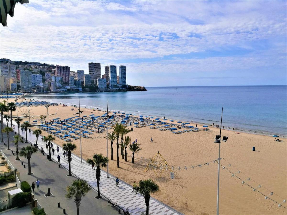Primera Linea De Playa Frente Al Mar Benidorm Eksteriør billede